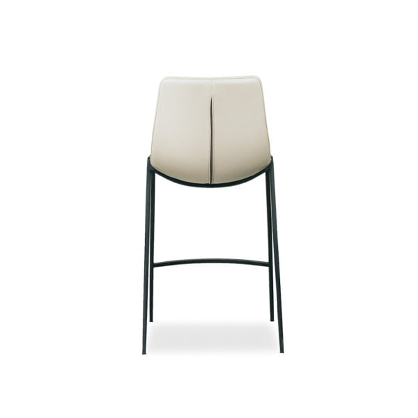 Nadia B Barstool Kitchen Stool Upholstered Custom Fabric 4 Back