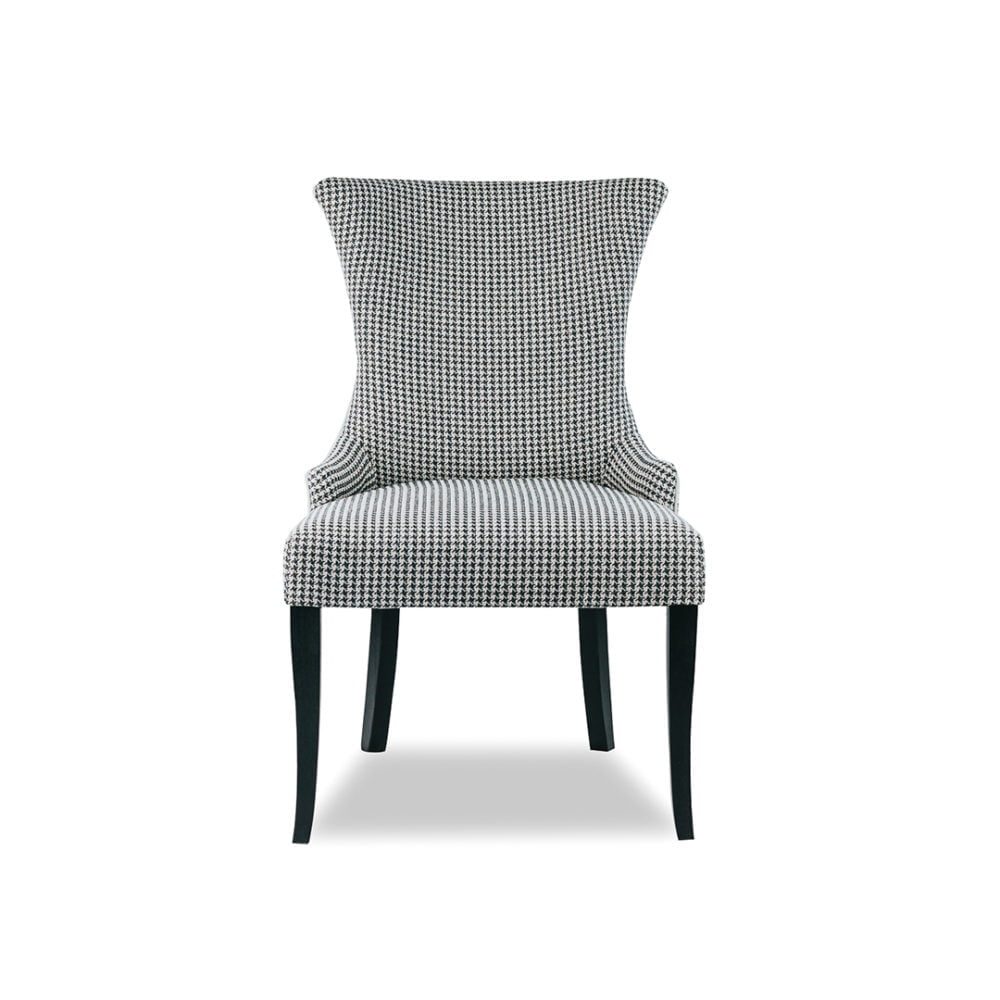 Allegra Dining Occasional Chair Custom Upholstered Designer Fabric 5