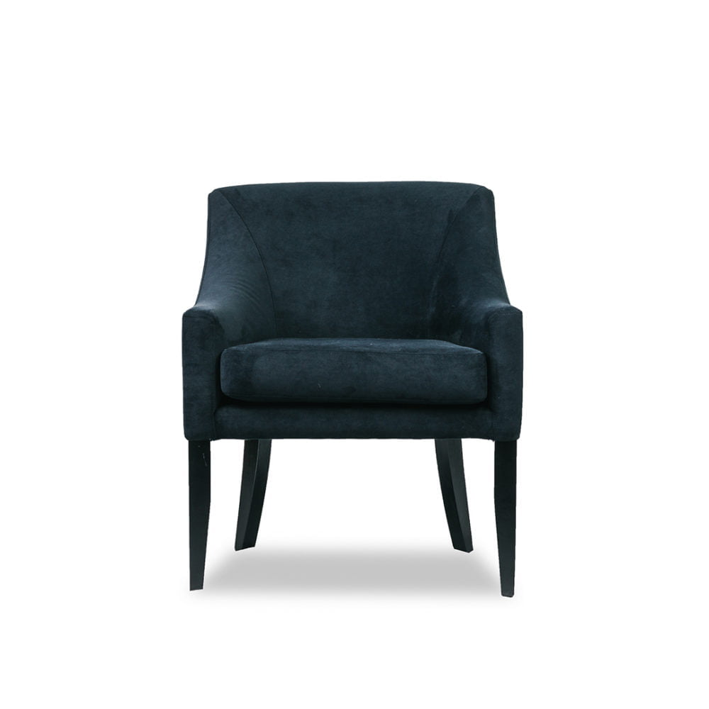 Dianne Dining Occasional Chair Custom Upholstered Designer Fabric 1