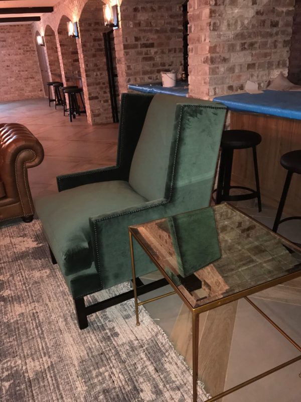 Grace Occasional Chair Upholstered Custom Designer Fabric 6