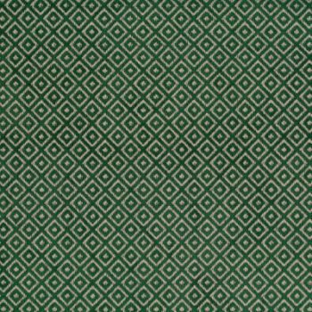 Soft, luxurious Living in Style designer fabric adorning a custom ottoman