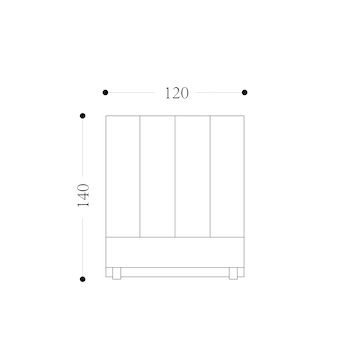 NATALIE D - King Single Bed Drawing