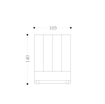 NATALIE D - Single Bed Drawing