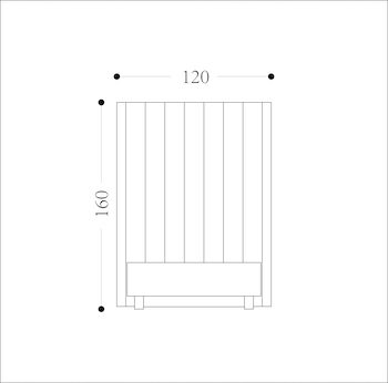 ROSE - Single Bed Drawing