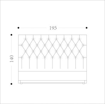 VIENNA - King Bed Drawing