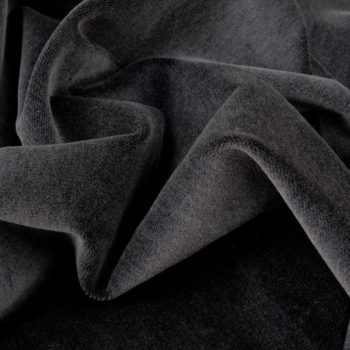 WORTLEY  Madison Charcoal Designer Fabric