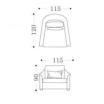 OLIVER - Armchair Occasional Chair
