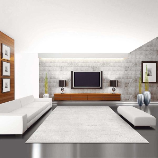 Portlands Light Grey 852 Designer Rug 1
