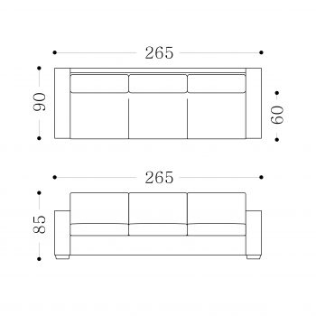 ZENA - 3.5seater Modular Sofa Lounge
