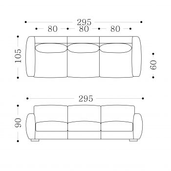 Este Leather 4 Seater Modular Sofa