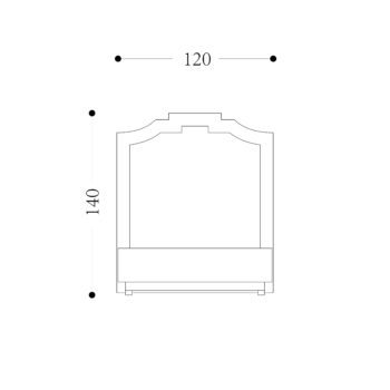 CLAIRE - king single Technical Drawings
