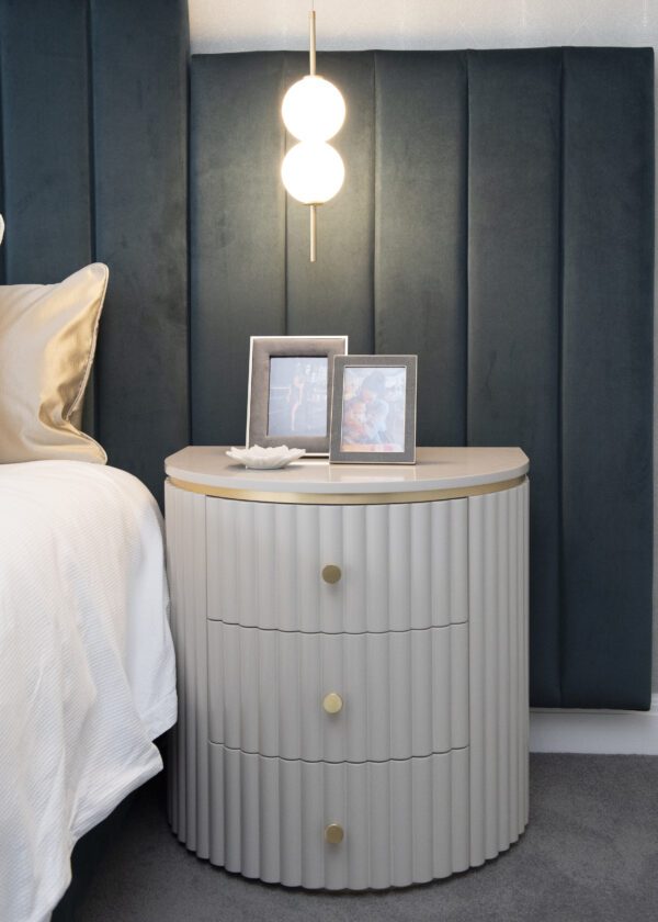 Zoe Custom made 3 draw bedside Table 4