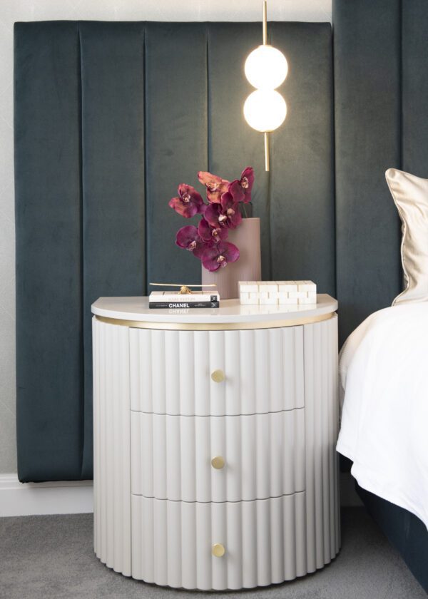 Zoe Custom made 3 draw bedside Table 3