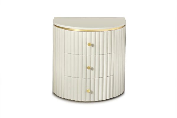 Zoe Custom made 3 draw bedside Table 1