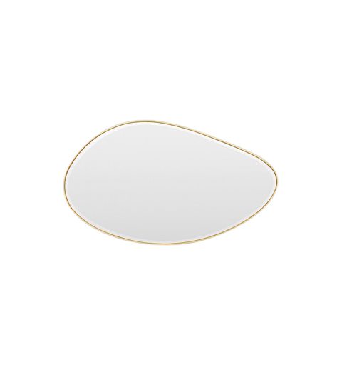 Tear Drop Brass Mirror 1