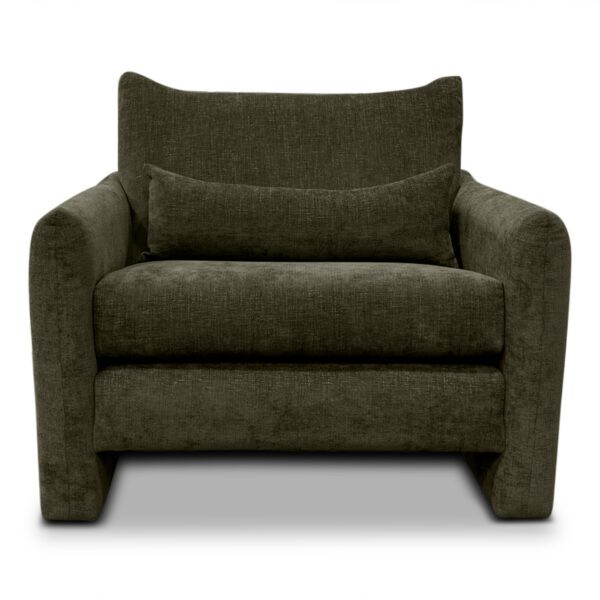 Living in Style leather armchair in a client’s sophisticated study