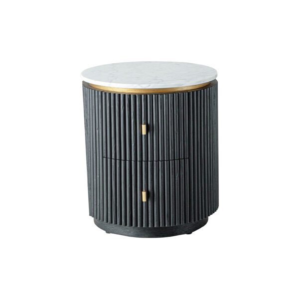 Allura Bedside Black - Front