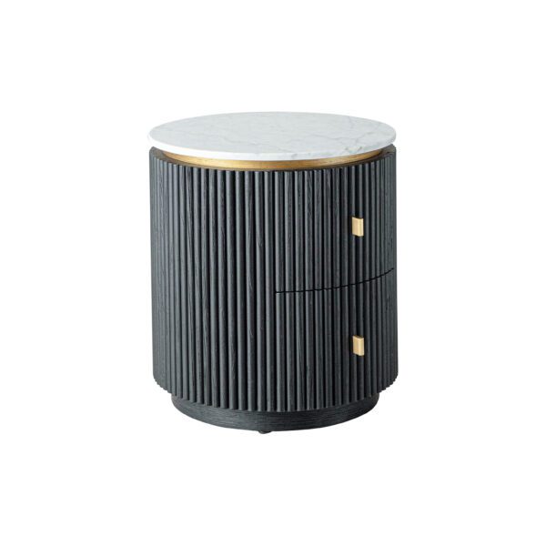 Allura Bedside Black - Side