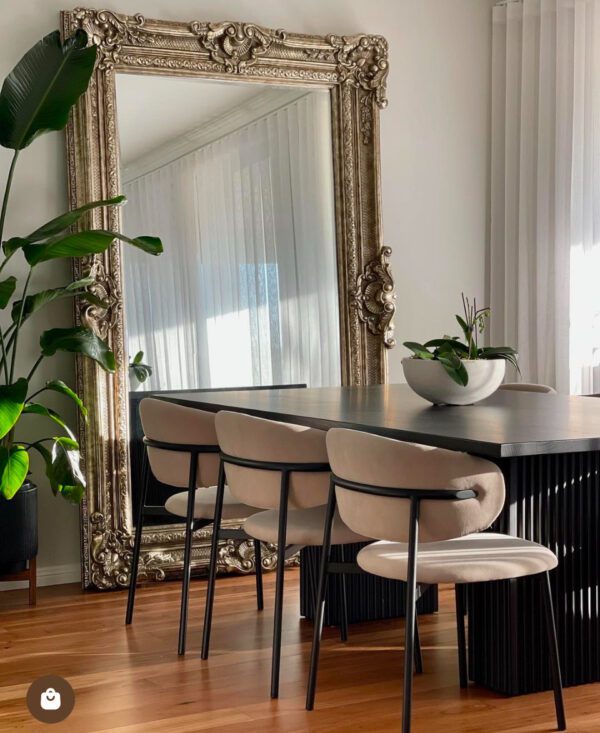 Elegant custom-made Living in Style sofa crafted for a cozy living room