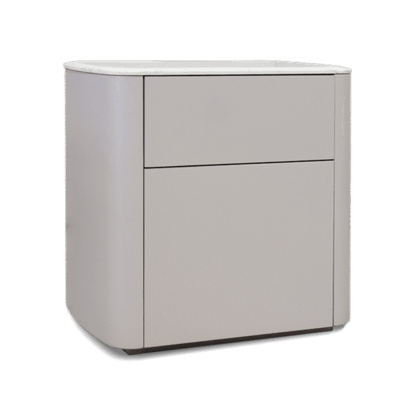 Maeve Bedside draw with marble top 2