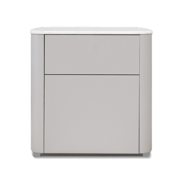 Maeve Bedside draw with marble top 1