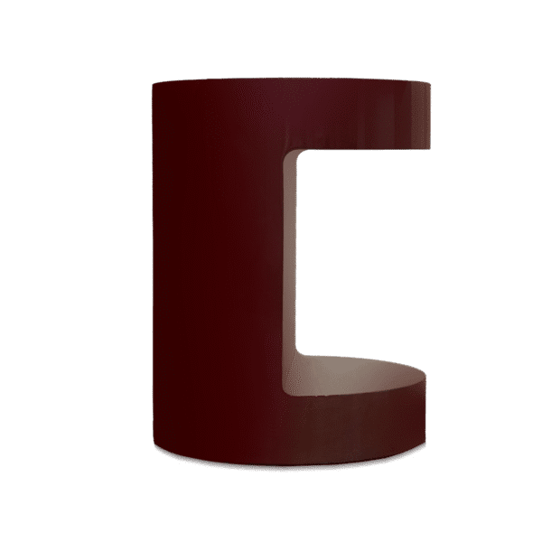 jasmyn side - burgundy
