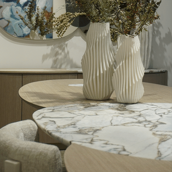 xander dining - light oak lifestyle 1