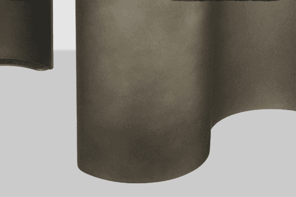 yves dining table base detail